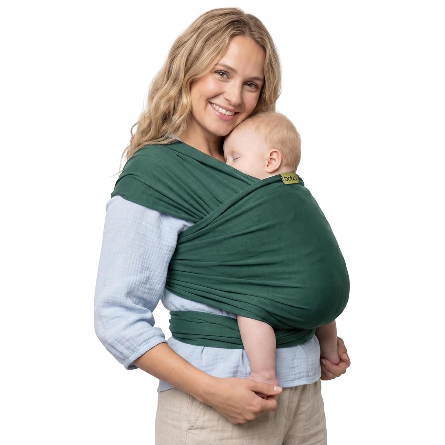 Boba Baby Wrap Carrier – Eslinga original para bebé para recién nacidos (3–16 kg)
