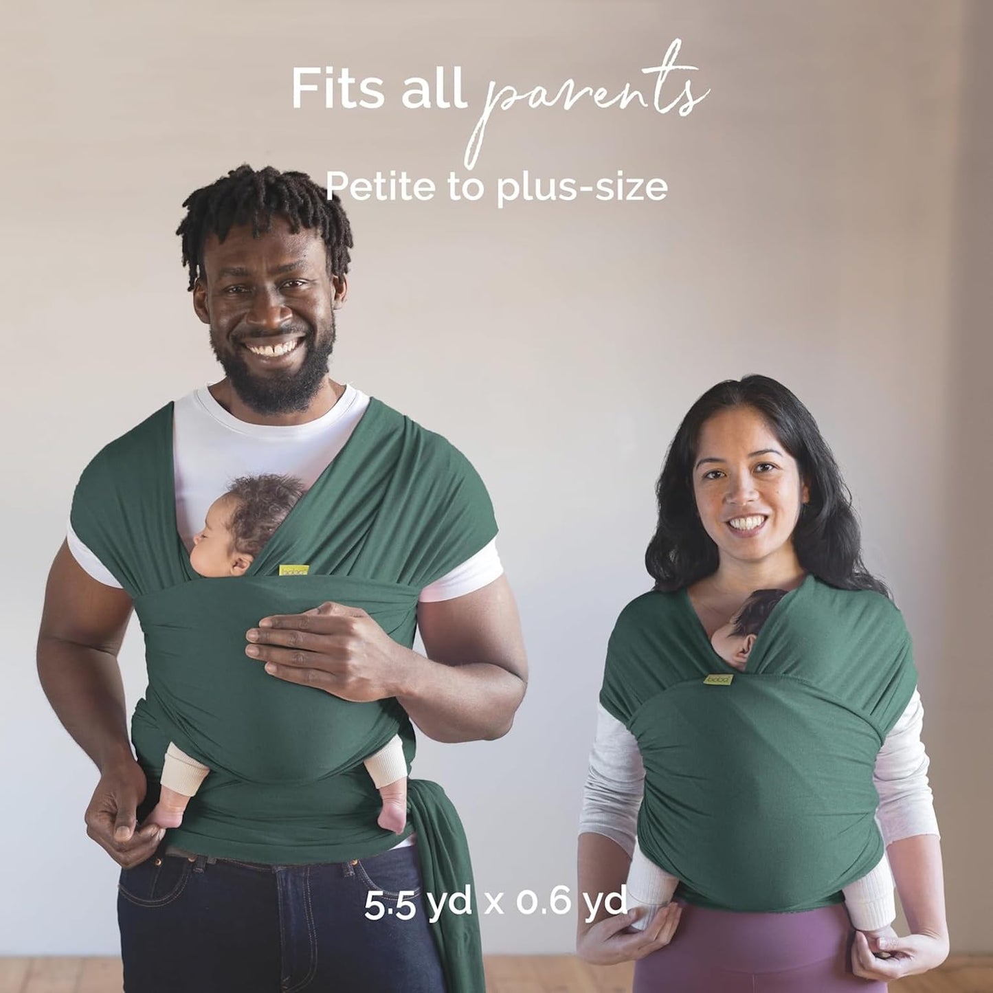 Boba Baby Wrap Carrier – Eslinga original para bebé para recién nacidos (3–16 kg)