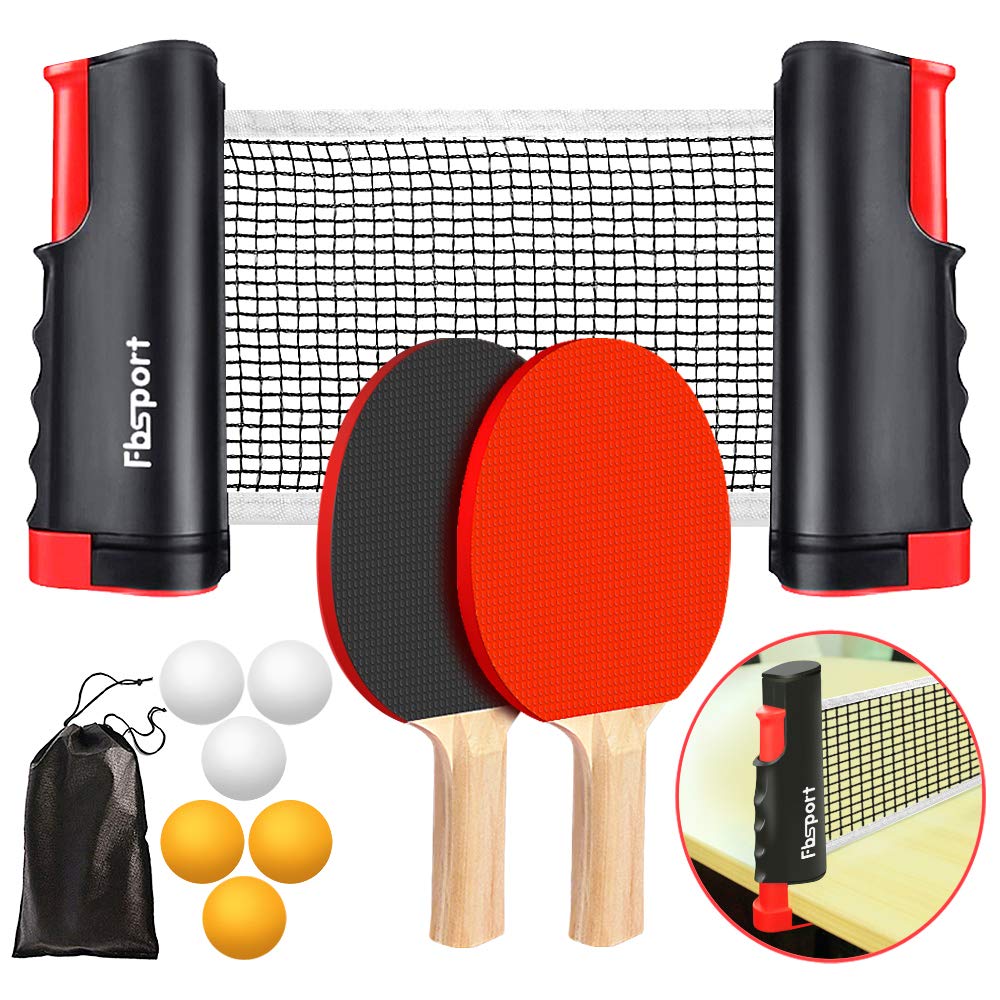 FBSPORT Juego de paletas de ping-pong
