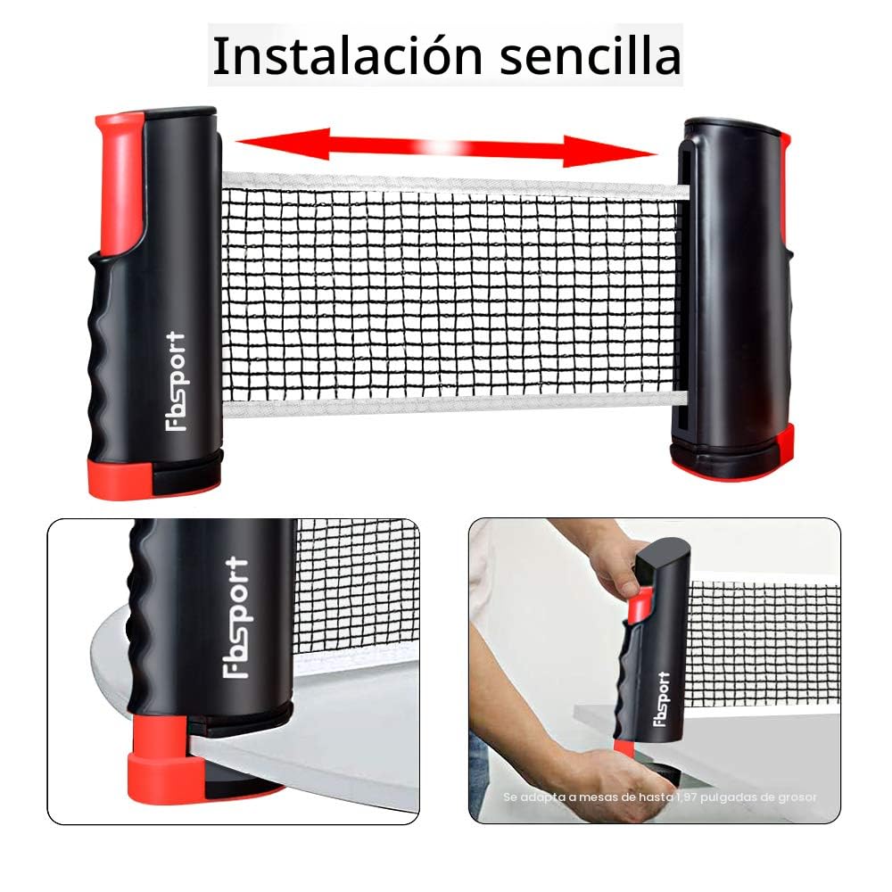 FBSPORT Juego de paletas de ping-pong