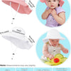 Paquete de 2 sombreros de sol para bebés para niños y niñas, UPF 50+, 6-24 meses