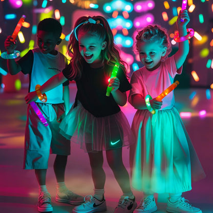 Juego de 12 tubos de pop iluminados OceanWings para niños