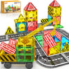 Bloques magnéticos de construcción de carreteras, 43 piezas