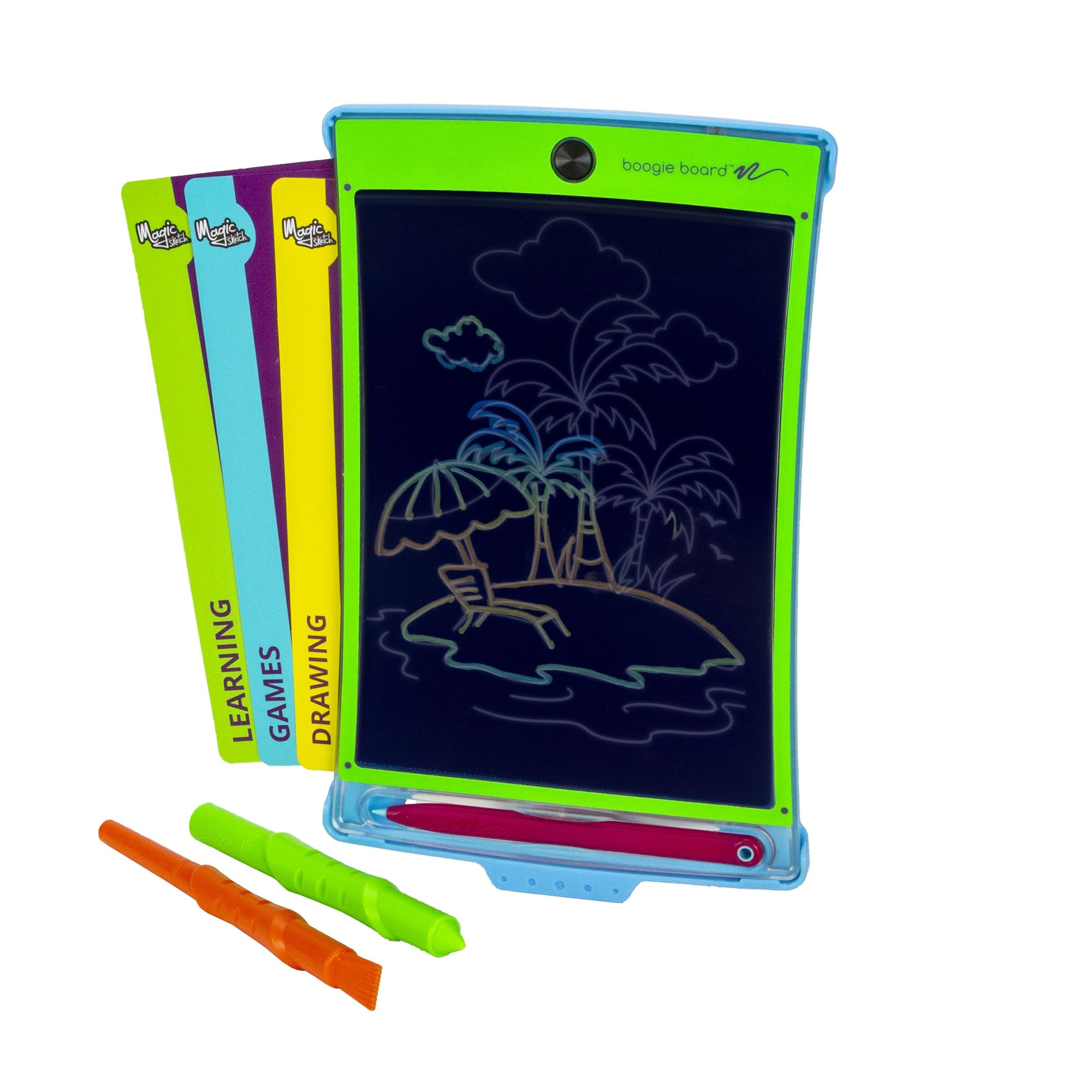 Boogie Board Kit de creatividad reutilizable para niños con estuche de transporte