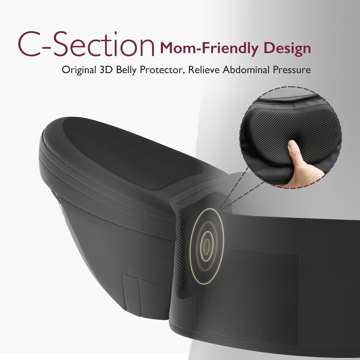 Momcozy Portabebés con asiento de cadera
