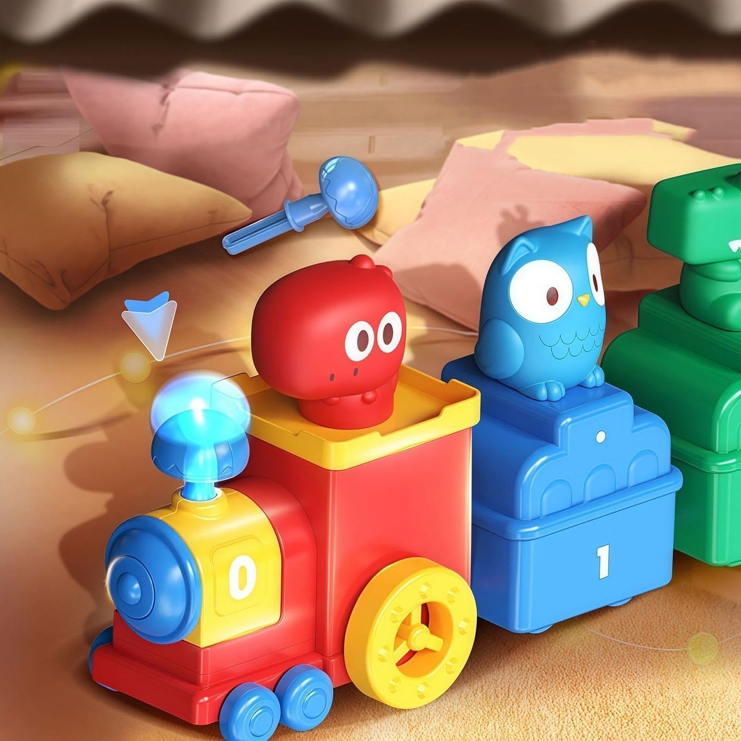 Juguetes Tren - Juego Educativo de Emparejar Colores y Aprendizaje de Conteo
