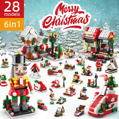Set de construcción navideño: Calendario de Adviento 2026 con 24 sorpresas coleccionables