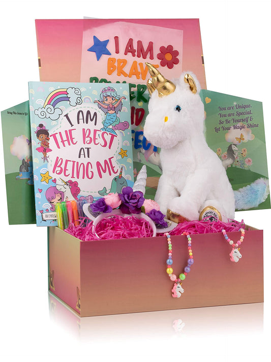 The Memory Building Company Kids Toys - Caja con sorpresas de unicornio grande
