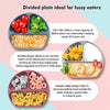 Juego de 3 piezas de alimentación de silicona para bebés
