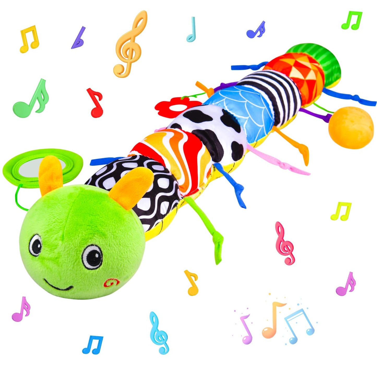 Juguete de peluche para bebés para tiempo de acostarse y desarrollar habilidades