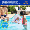 Swimways Flotador de primavera para bebés, con toldo y protección UPF y accesorios de piscina para niños de 3 a 9 meses, sirena