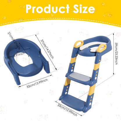 Escalera de asiento de entrenamiento para ir al baño, cómoda altura ajustable