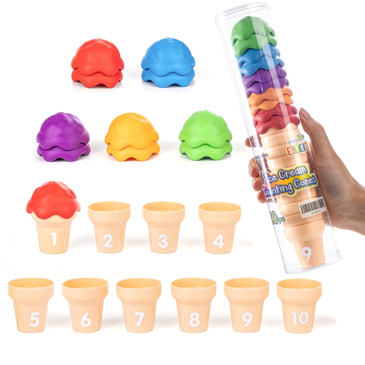 Juguete de cono de helado