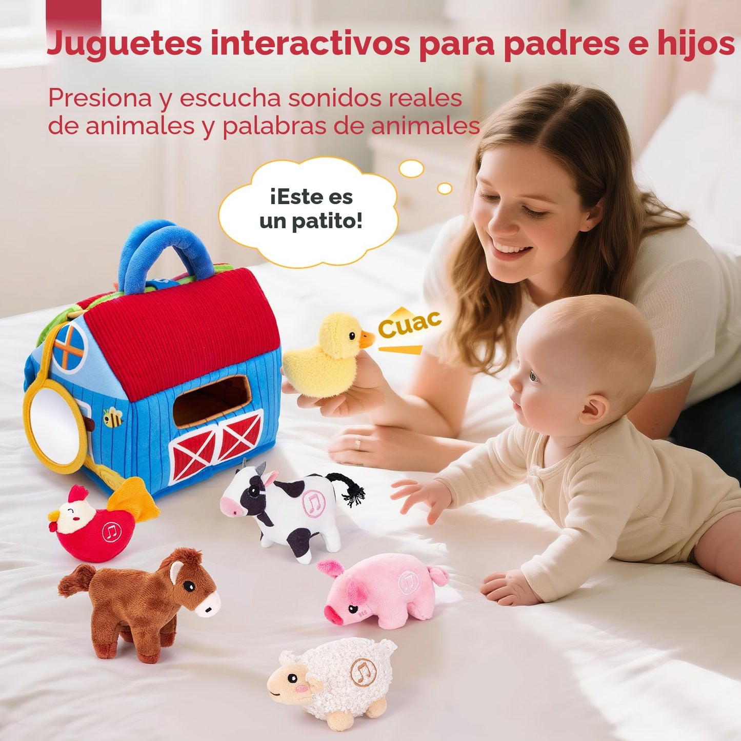 hahaland Juguetes para bebés de 6 a 12 meses – Granero