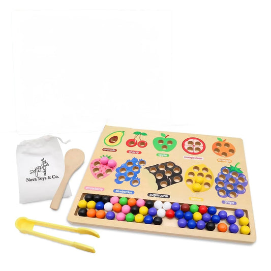 Juguetes sensoriales de aprendizaje Montessori de madera