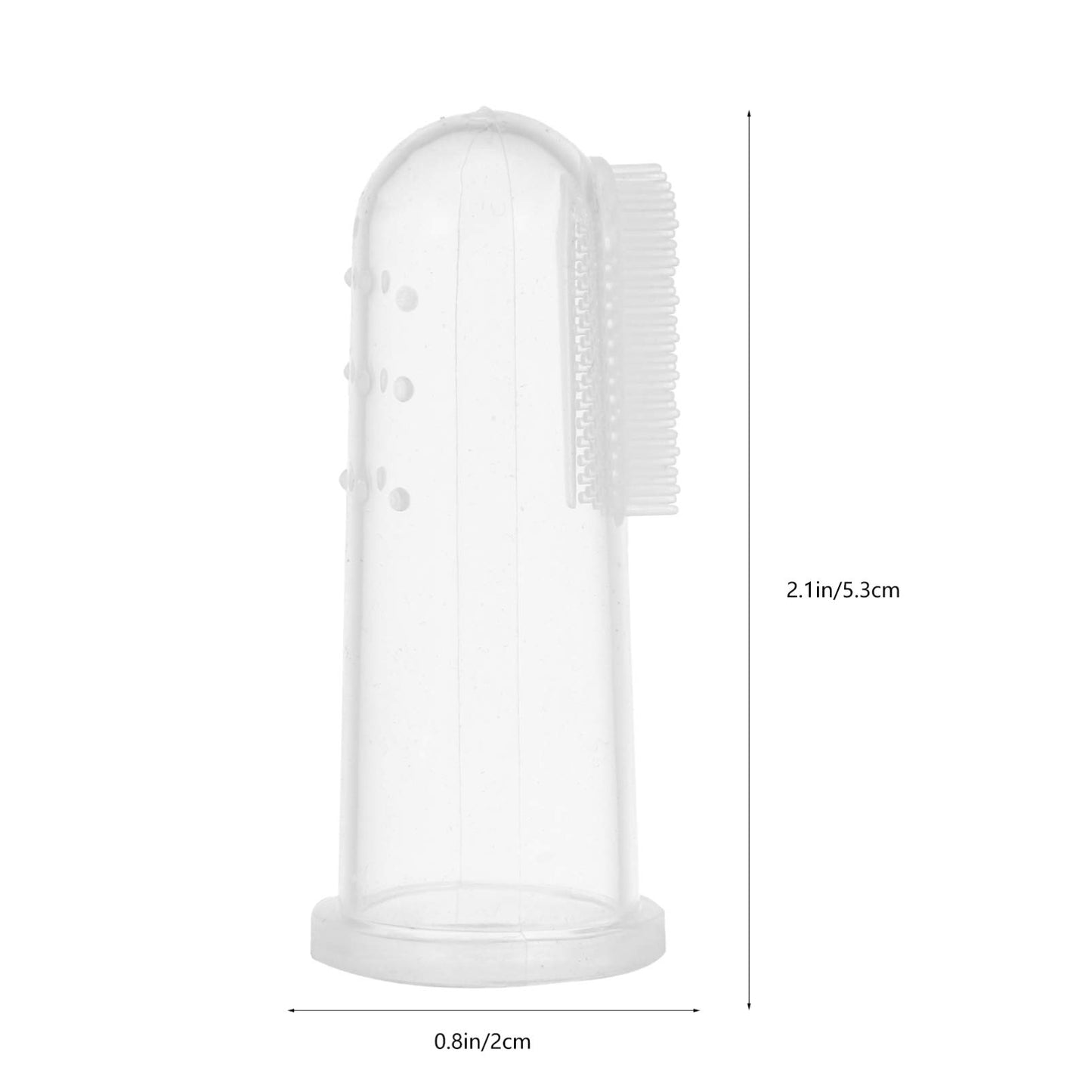 Healifty Cepillo de dientes de leche de silicona