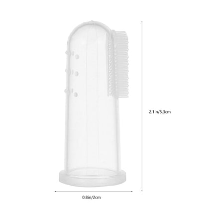 Healifty Cepillo de dientes de leche de silicona