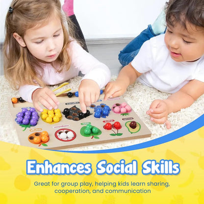 Juguetes sensoriales de aprendizaje Montessori de madera