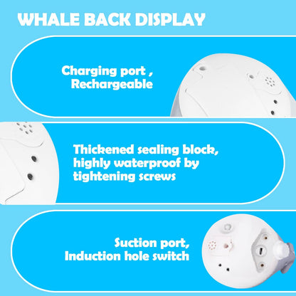 Juguete de baño de ballena para bebés