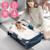 Q-MIULIKE - Bañera plegable para bebés recién nacidos con termómetro