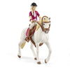 Schleich Horse Club - Juego completo de jinetes de Horse Club con 4 jinetes occidentales