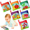 Libros de tela para bebés (juego de 6)