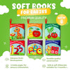 Libros de tela para bebés (juego de 6)