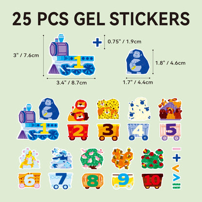 25 calcomanías extraíbles y reutilizables para ventana de animales