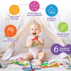 Libros de tela para bebés (juego de 6)