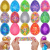 Bolas antiestrés Eavotoy de 15 unidades con forma de huevo de Pascua