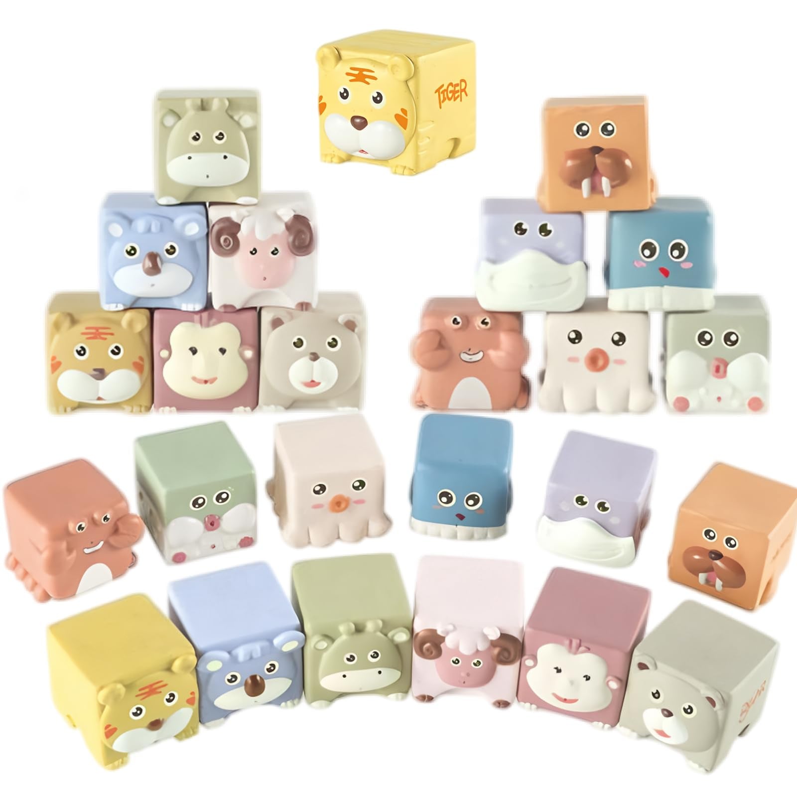 12 juguetes apilables para bebés