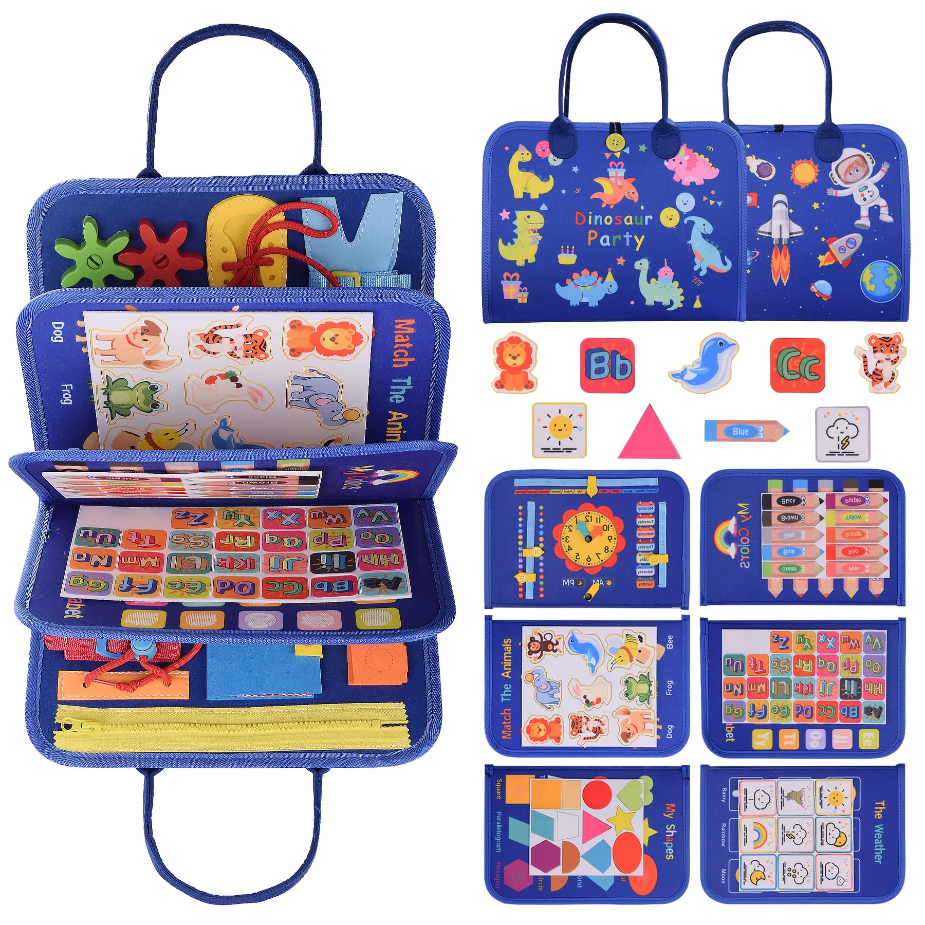 Tablero de actividades para niños