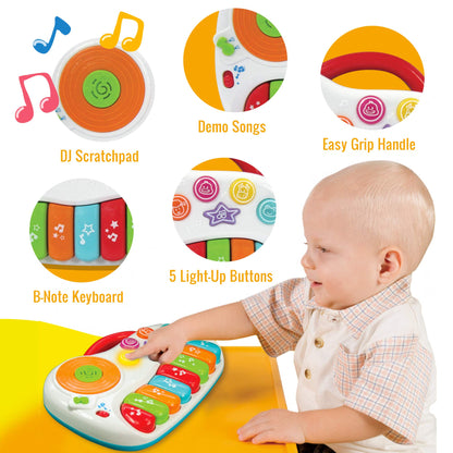 Piano musical de juguete para niños de 1 a 3 años