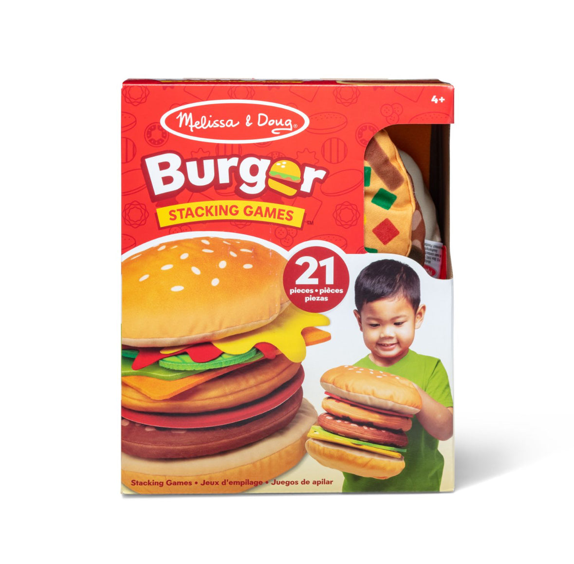 Melissa & Doug Burger Stacking Game