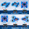 Coche de control remoto, 2.4 GHz, doble cara 360°, giros eléctricos de carreras a control remoto