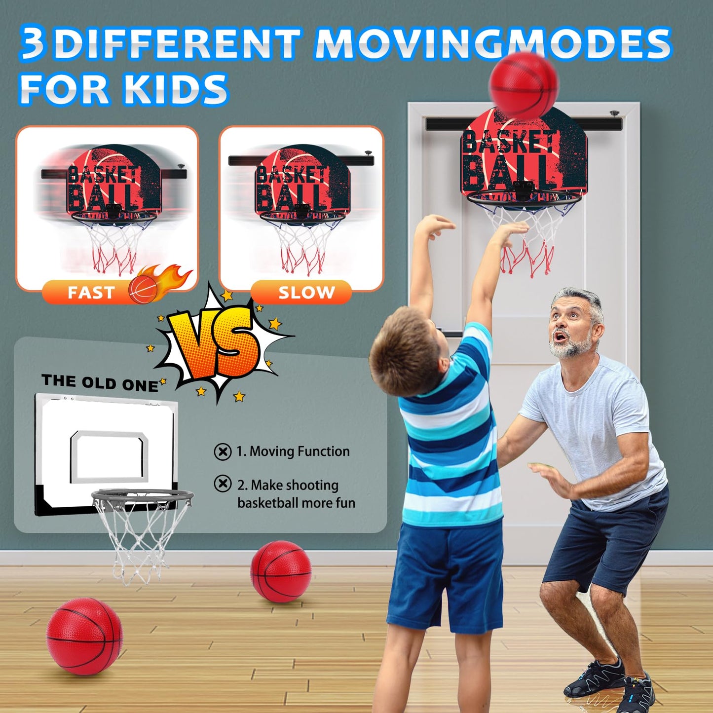 Canasta de baloncesto para niños (uso en interiores y exteriores)
