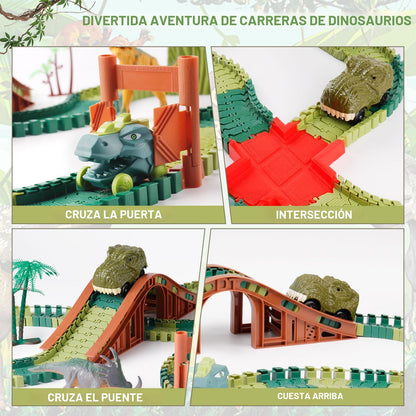 GIAT Juguetes de Pista de Dinosaurios
