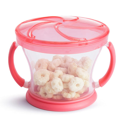 Contenedor de snack Munchkin, paquete de 2 unidades, color morado/rosa