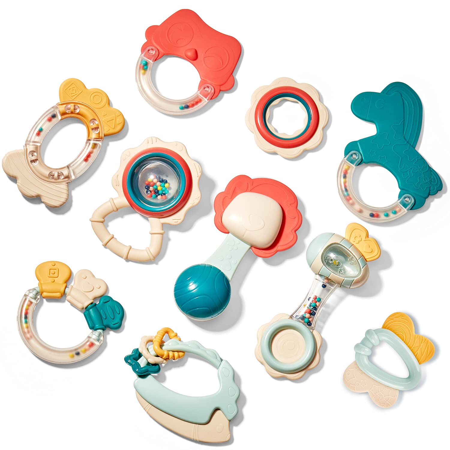 hahaland Juguetes para bebés de 0 a 6 meses – Sonajeros para bebés