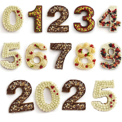 Molde para pastel de números grandes 3D Meajore