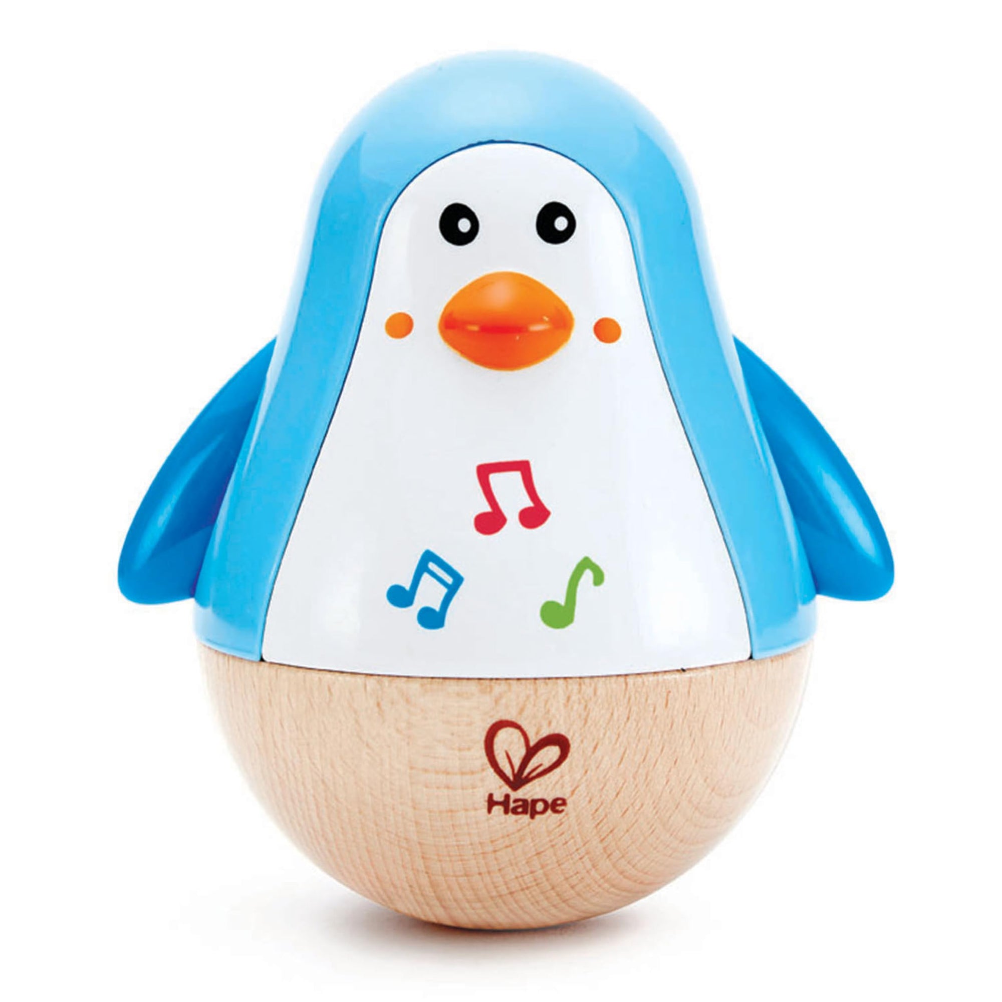 Hape Penguin Musical Wobbler | Colorido pingüino melodía tambaleante