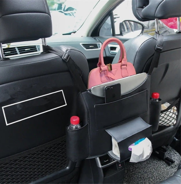 Bolsa de almacenamiento colgante Central para asiento de carro