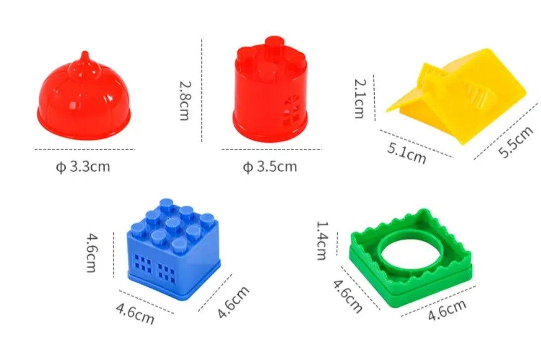 TONGCAI-Juego de juguetes ensamblados de bloques de construcción de cubo