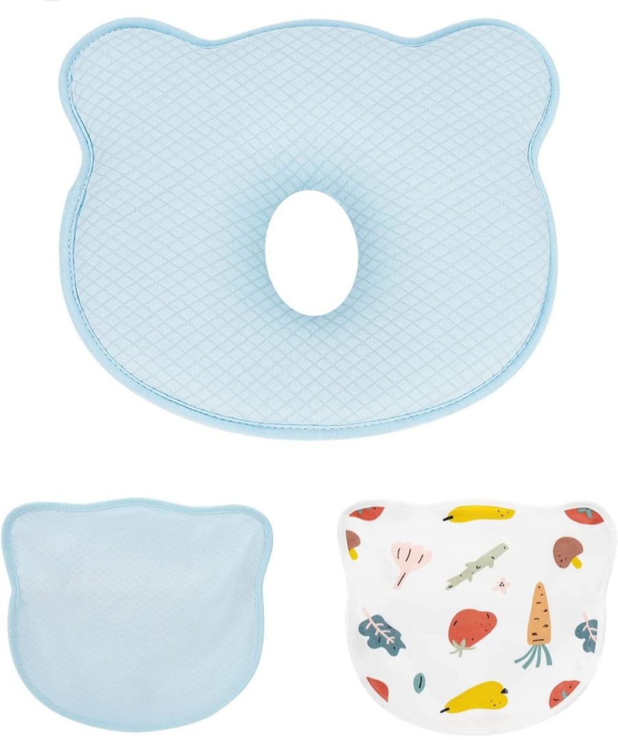 Almohada para formar la cabeza del bebe, vegetales