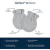 Gerber- Paquete de 3 guantes antiarañazos para bebés varones