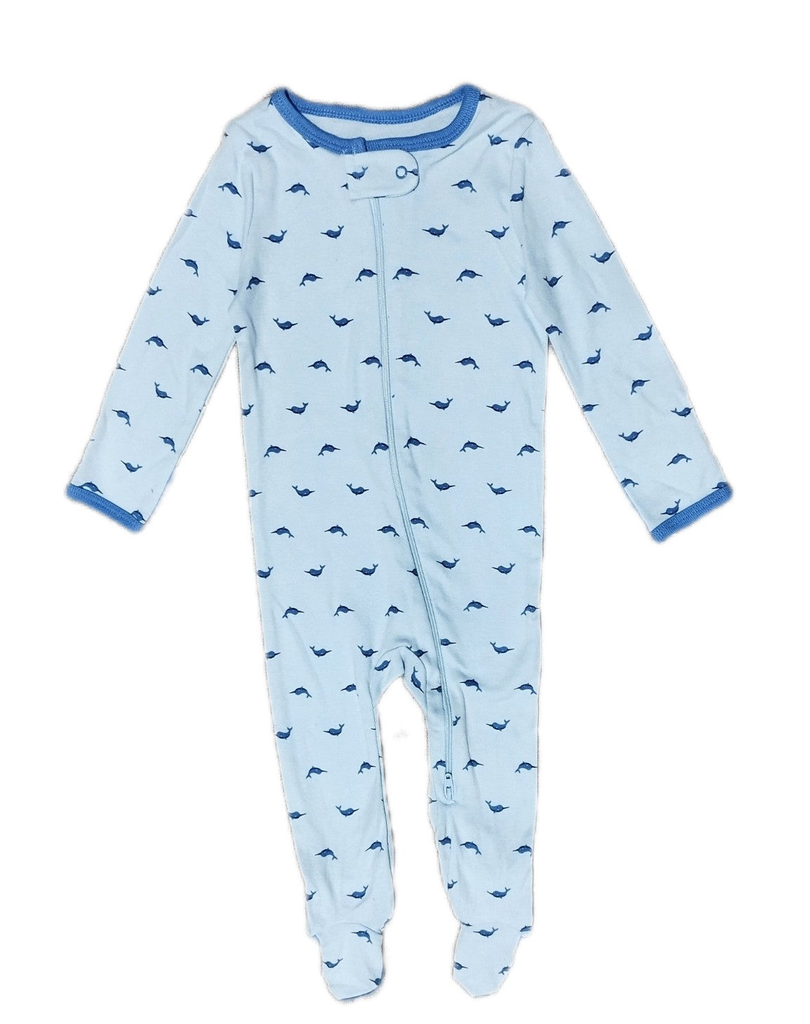 Cloud Island- Pijama ballenas, talla 3-6m