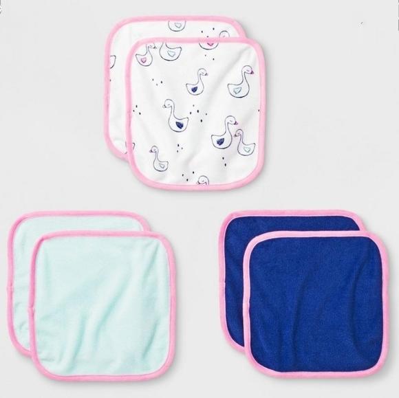 Cloud Island Baby - Juego de 6 paños ligeros para baño, color azul victoria