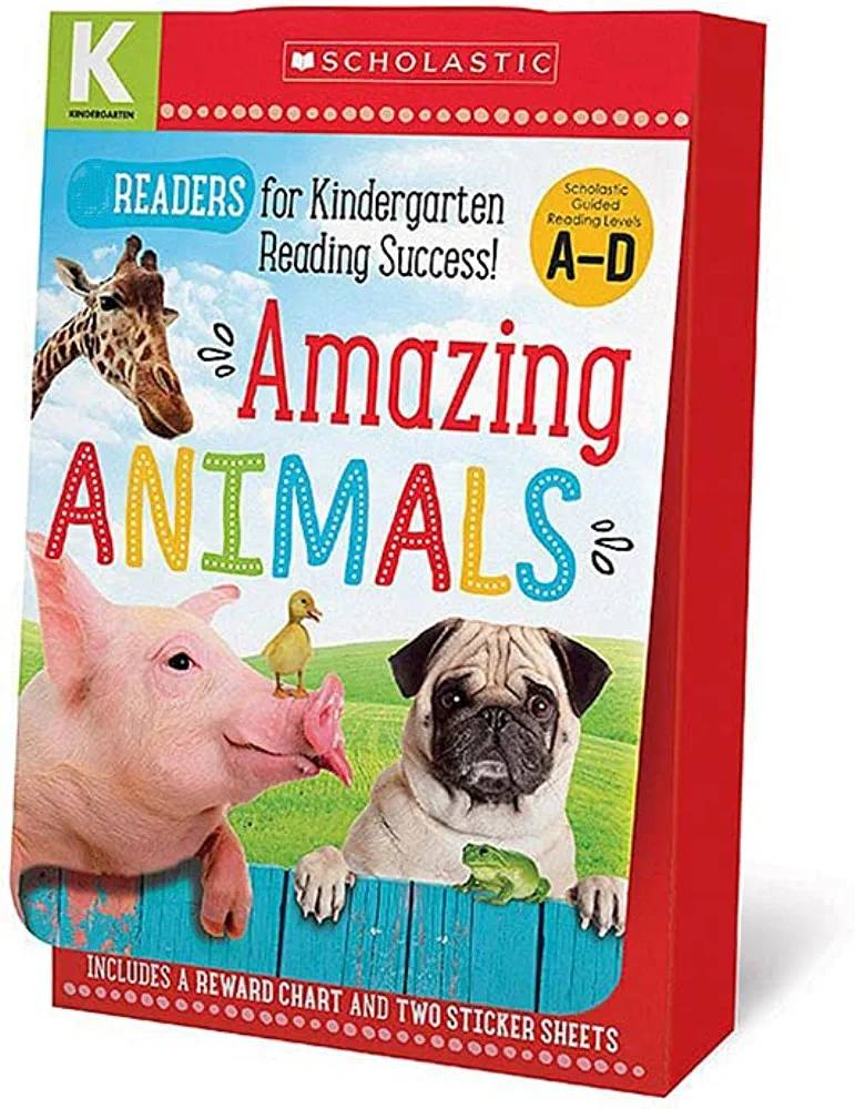 Amazing Animals AD Kindergarten Box Set: Scholastic Early Learners (Lector guiado)