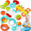 JEMSHE -Juguetes de dentición de sonajeros para bebés