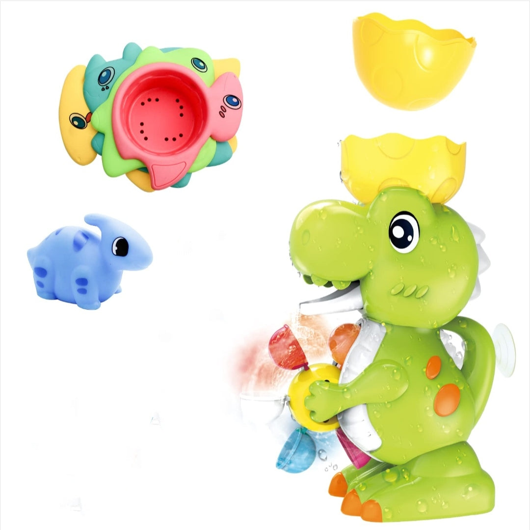 Bath Fun- Juguetes de baño de dinosaurio para niños